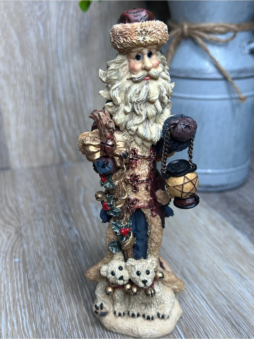 VTG 1996 Boyds Bears Folkstone St Nick The Quest Santa Figurine 2808 Boxed